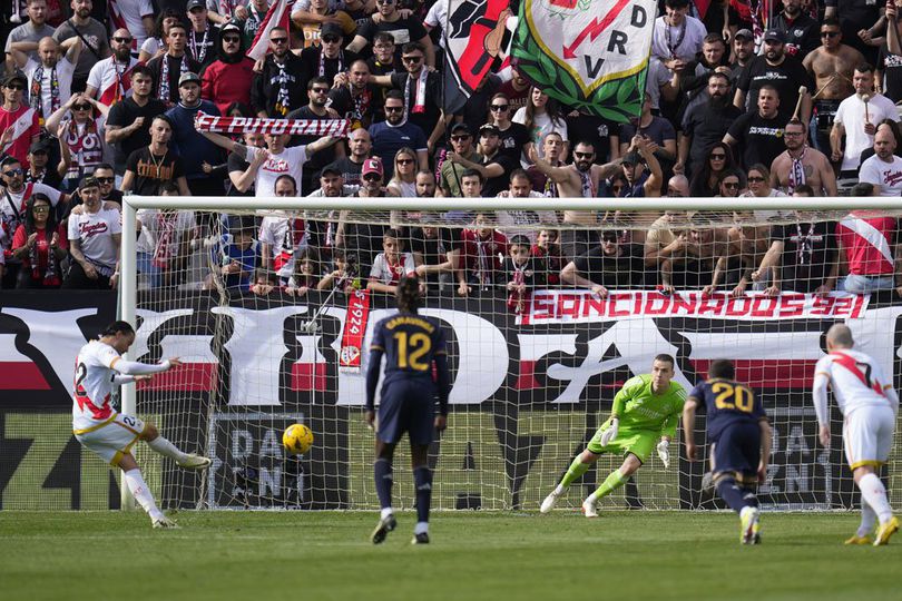 La Liga: Rayo Vallecano Tahan Imbang Real Madrid dengan Skor 1-1