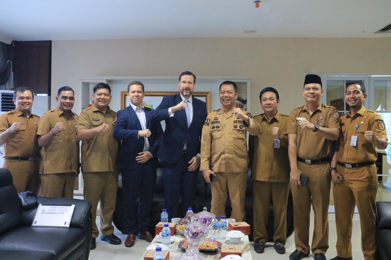 Sekdako Pekanbaru Terima Kunjungan Perwakilan Kedubes Polandia