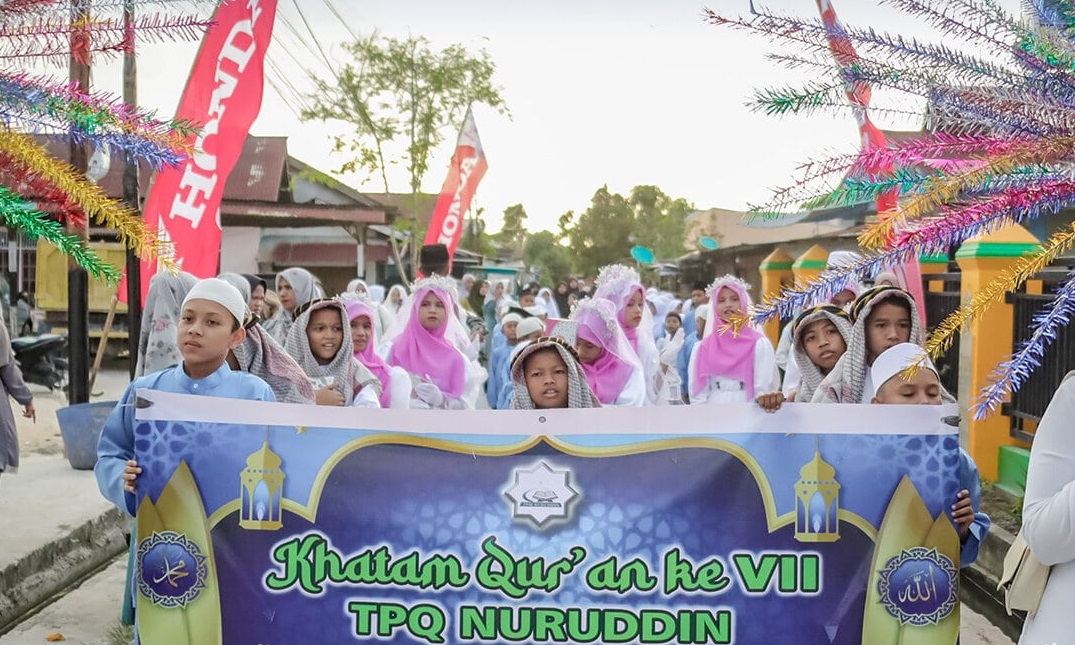 Lepas Pawai Khatam Quran ke VII TPQ Masjid Nuruddin, Ini Pesan Sekda Dumai