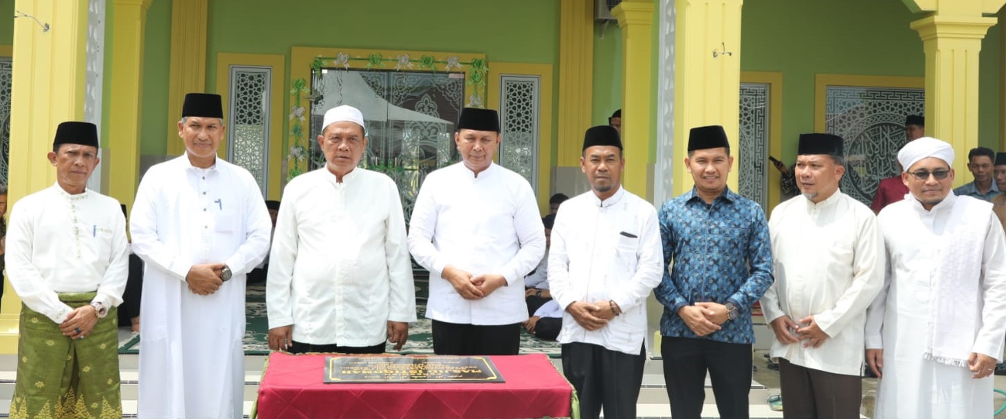 Resmikan Masjid Istiqomah, Wabup Ajak Masyarakat Makmurkan Masjid di bulan Ramadhan