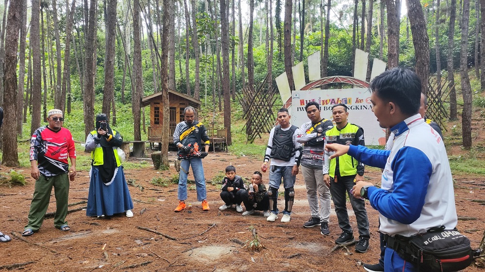 Asik! Honda PCX Club Indonesia Chapter Kampar Hangout di Kota Bangkinang