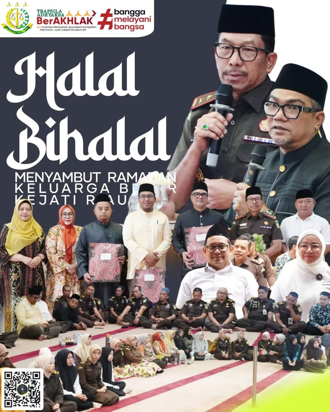 Keluarga Besar Kejaksaan Tinggi Riau Gelar Halal Bihalal dalam Rangka Sambut Ramadan 1445Â