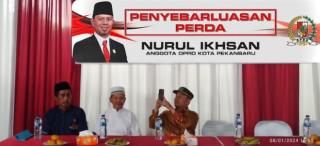 Nurul Ikhsan Sosialisasikan Perda Pekanbaru Nomor 4 Tahun 2021