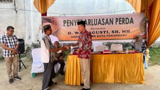 Wan Agusti Gelar Penyebarluasan Perda Pekanbaru Nomor 4 Tahun 2021