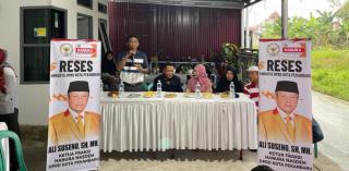 Ali Suseno Jemput Aspirasi Warga di Dapilnya