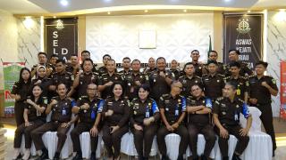 InspeksiÂ Umum & Khusus Di Kejari Rohil, Aswas Kejati Riau Harapkan Seluruh Pegawai Perbaiki Kinerja
