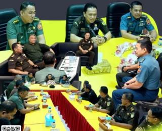 Monitoring Koordinasi Penanganan Perkara Koneksitas ke Oditurat Militer I-03 Pekanbaru 
