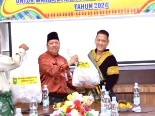 HUT ke-74, Pemda Kampar Terima Bantuan dari ASN dan Non ASN Provinsi Riau