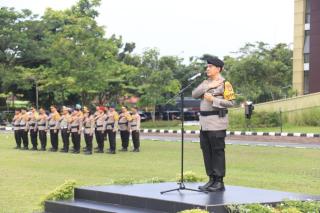 Kapolda Apresiasi Dedikasi Personel BKO Pengamanan seluruh TPS di Riau
