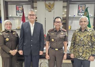 Kajati Riau Menerima Kunjungan Kerja Pimpinan PT. Pertamina Hulu Rokan Wilayah Kerja Rokan