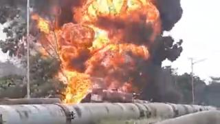 Ini Penjelasan Pertamina Terkait Truk Tangki BBM Terbakar di Dumai