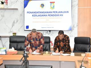 Pemkab Kampar Tandatangani MoU Bersama STPN Jogyakarta