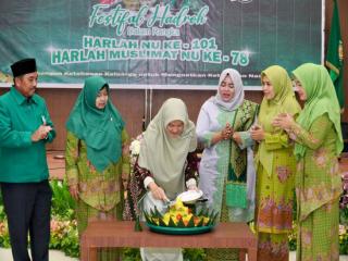 Pj. Ketua PKK Kampar Buka Secara Resmi Festival Hadroh Se Provinsi Riau