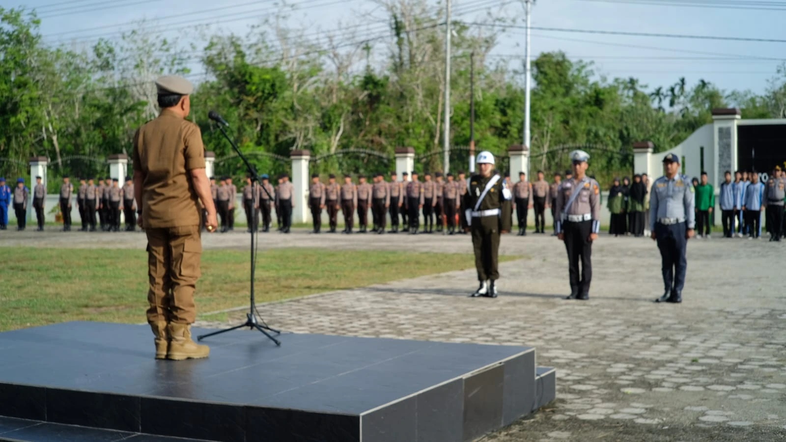 Plt Bupati Asmar Pimpin Apel Gelar Pasukan Operasi Lancang Kuning