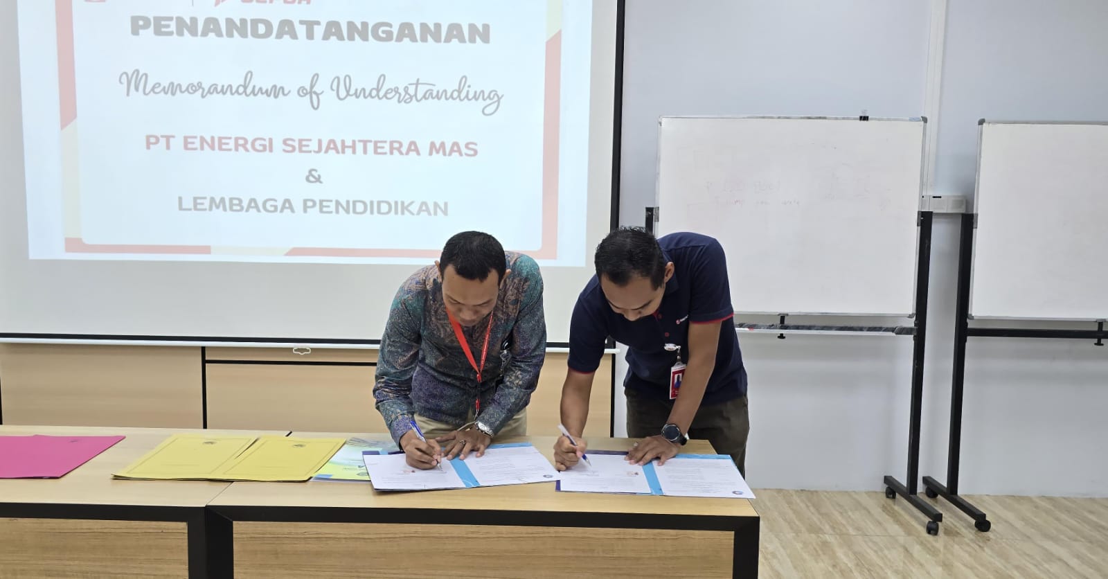 Perkuat Sinergi Dengan Industri, Polbeng Jalin Kerja Sama Dengan PT. Energi Sejahtera Mas