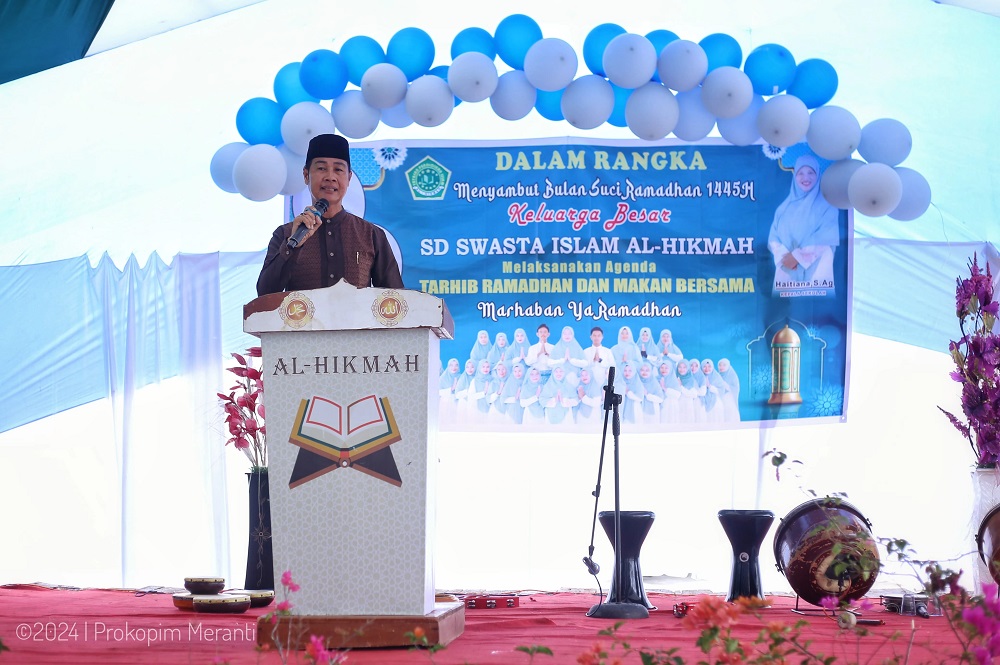 Asisten III Setdakab Meranti Hadiri Tarhib Ramadan SD Swasta Al Hikmah