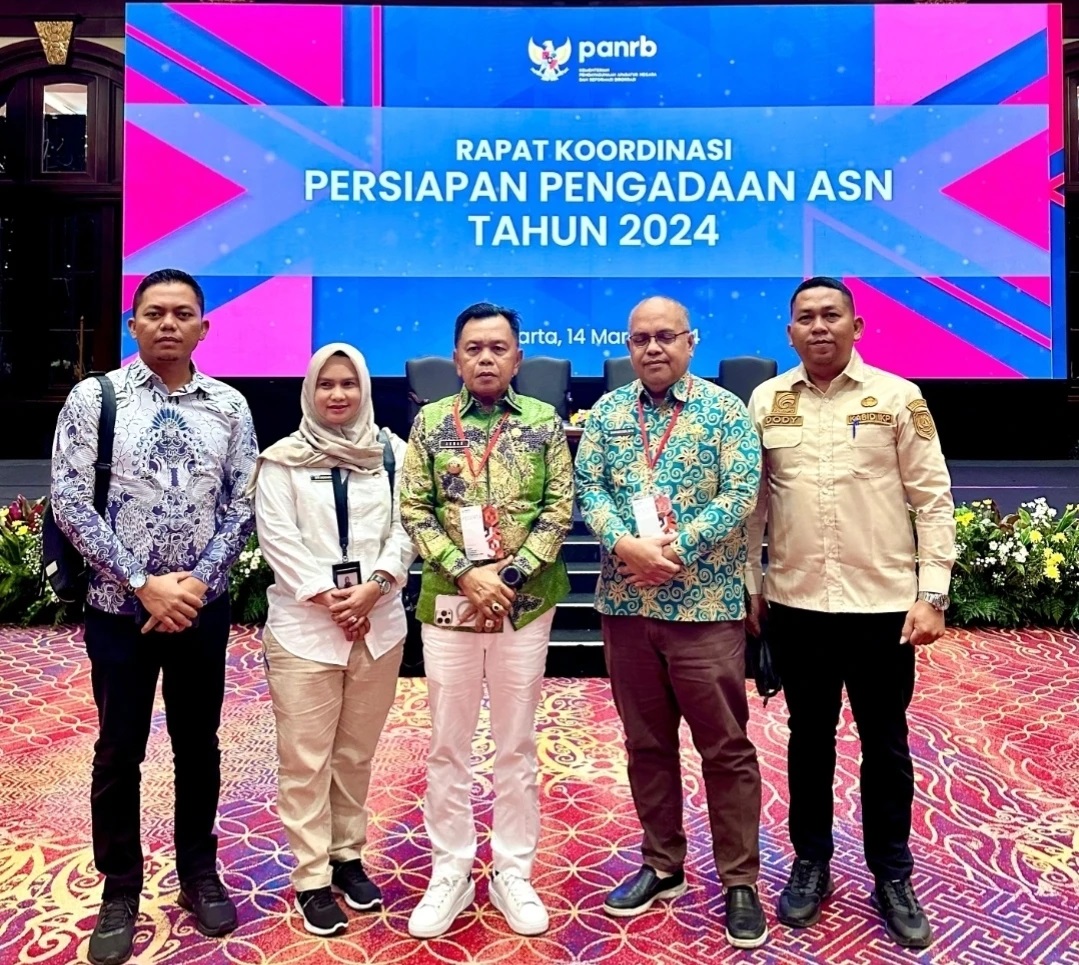 Ikuti Rakor Persiapan Pengadaan ASN, Plt Bupati Asmar: Meranti dapat Kuota 600 Calon ASN
