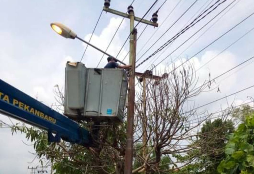 Waduh! Pemkot Pekanbaru Menunggak Tagihan LPJU Rp4,3 Miliar ke PLN