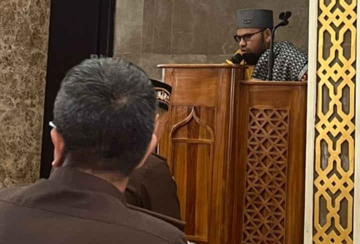 Tausiyah Qobla Dzuhur Edisi Ramadhan di Kejati Riau Disampaikan oleh Ust Yunus Lubis LC.MA