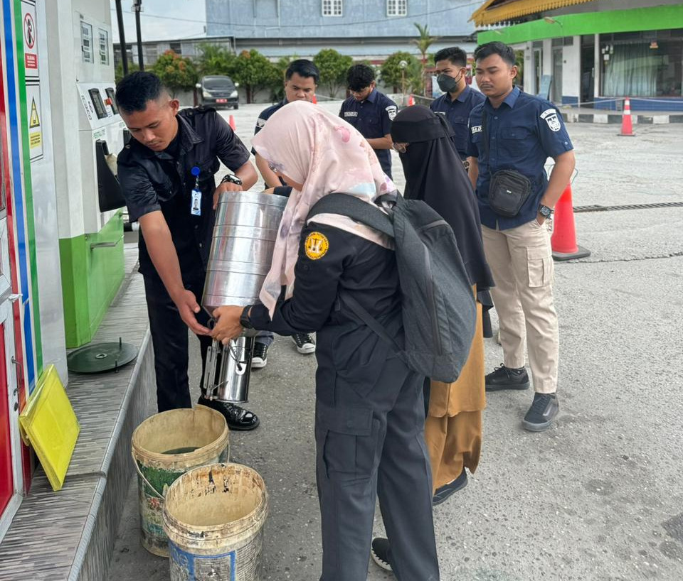 Disperindag Pekanbaru Lakukan Tera Ulang di Dua SPBU