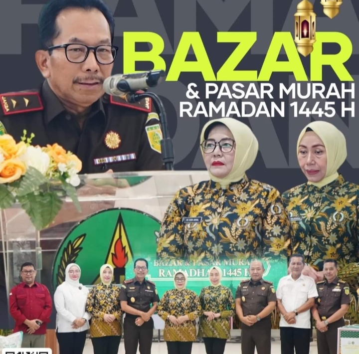 Kejaksaan Tinggi Riau Gelar Bazar dan Pasar Murah Ramadhan 1445 H