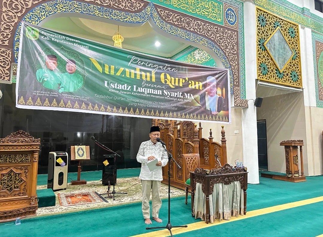 Pemkab Meranti Peringati Nuzululqur’an di Masjid Agung Darul Ulum
