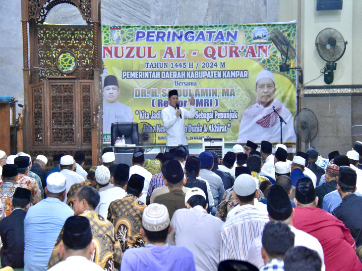 Pj Bupati Kampar Janji akan Selesaikan Renovasi Mesjid Islamic Center Bangkinang