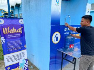 Masyarakat Pekanbaru Bisa mencoba Air Langsung Minum Perumdam Tirta SiakÂ 