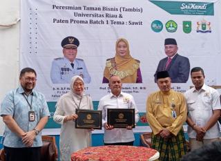 Unri Telah Miliki Taman Bisnis Srikandi, Ini Tujuannya