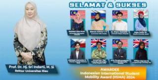8 Mahasiswa UNRI Lolos Program Indonesian International Student Mobility Awards Tahun 2024