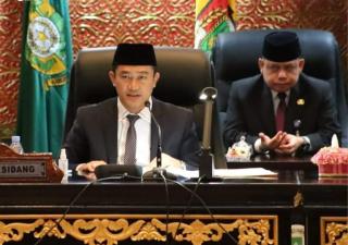 DPRD Riau Rapat Paripurna PAW Anggota Dewan Sisa Masa Jabatan 2019-2024