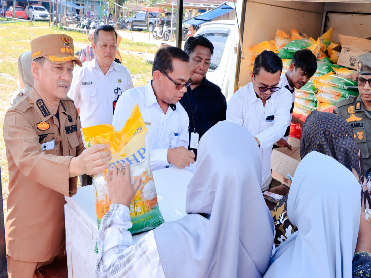 Gerakan Pangan Murah Serentak Se-Indonesia Dipusatkan di Kebun Durian Gunung Sahilan