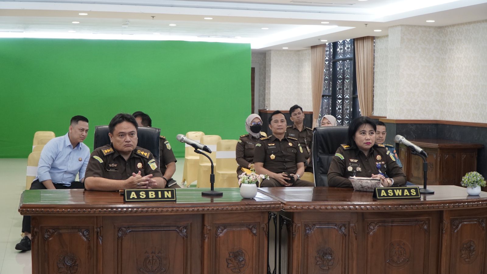 Aswas Kejati Riau mengikuti Kegiatan HaloRB secara virtual