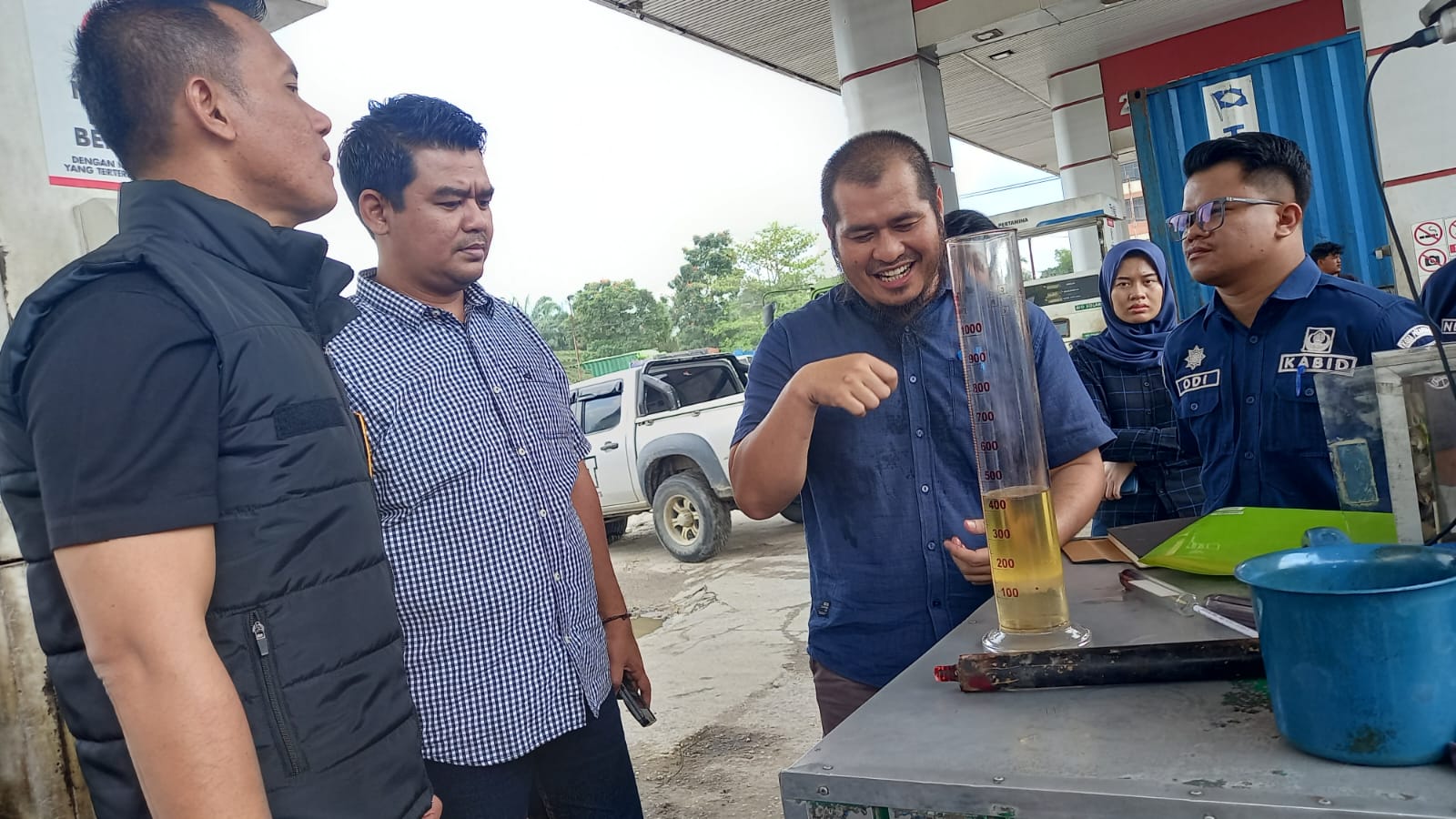 Polisi Kembali Sidak SPBU di Pekanbaru