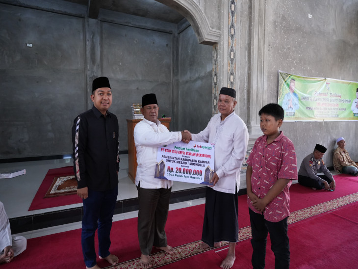 Penjabat Sekda Kampar Pimpin Tim II Safari Ramadhan Kunjungi Desa Sumber Sari