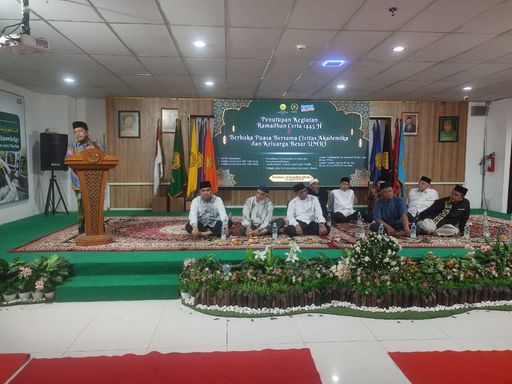 Rangkaian Ramadan Ceria Berakhir, Ini Harapan Rektor UMRI