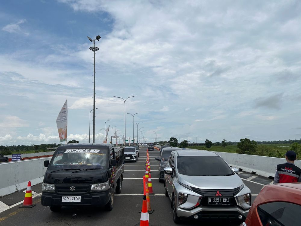 Sebanyak 33.565 Kendaraan Melintasi 3 Ruas Jalan Tol di Riau Saat Mudik Lebaran 2024 