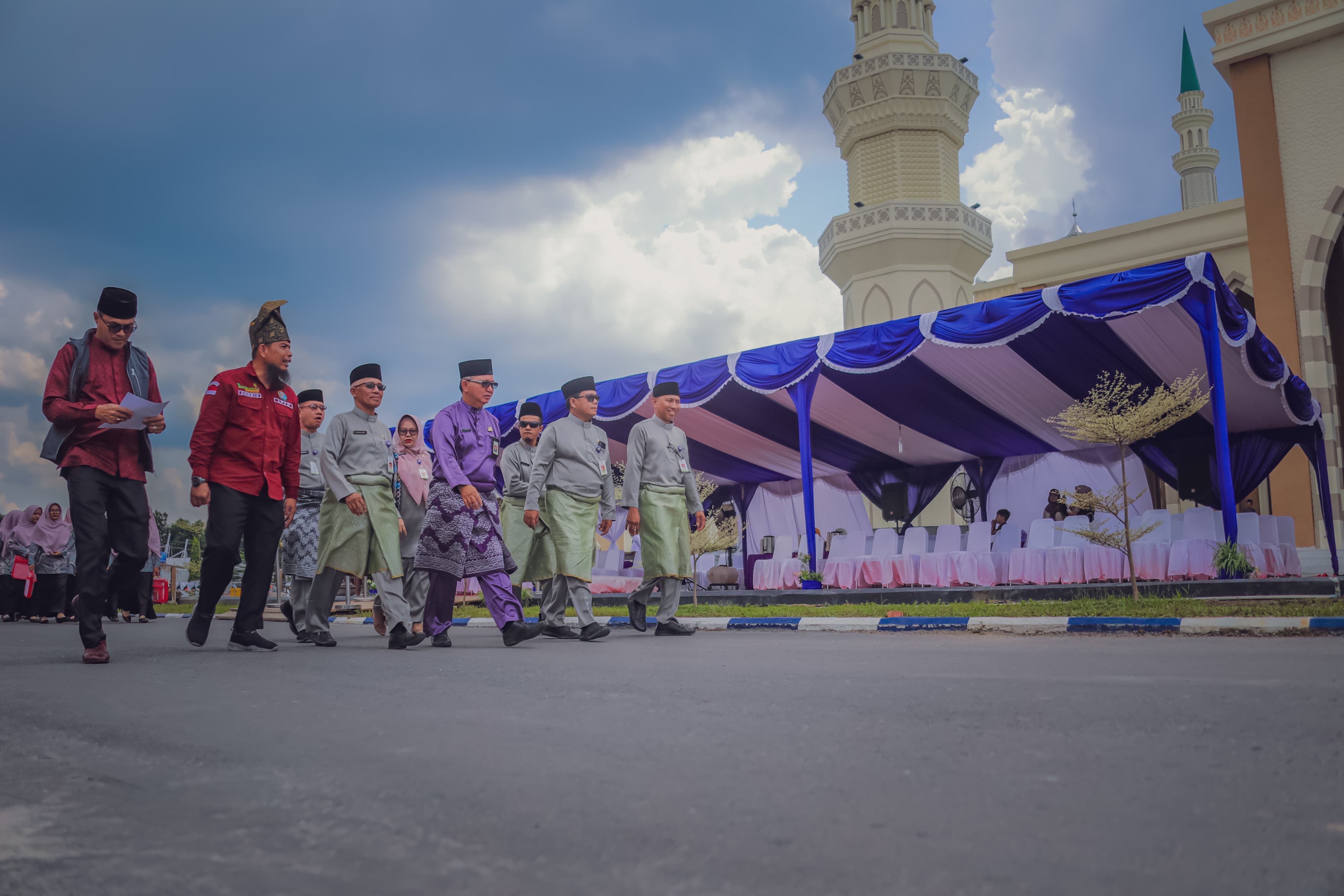 MTQ Tingkat Provinsi Riau ke-42 di Kota Dumai, 11 Kafilah Kabupaten Kota Disambut Hangat Tuan Rumah