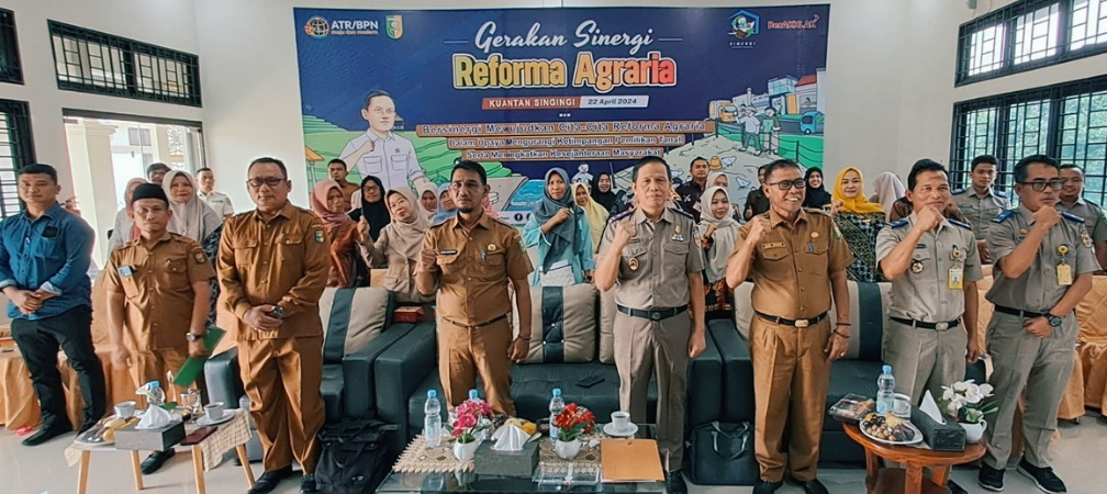 Kantor Pertanahan Kuansing Bangun Sinergitas dan Kolaborasi dengan Pemerintah Daerah