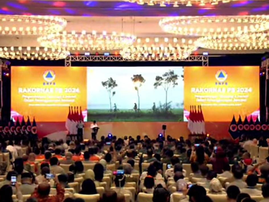 Pj Gubernur Riau Hadiri Rakornas Penanggulangan Bencana 2024