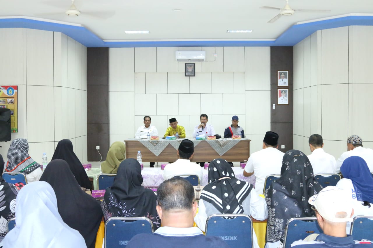 Pastikan Program Pendidikan Berjalan Optimal, PJ Bupati Herman Sambangi Disdik Inhil