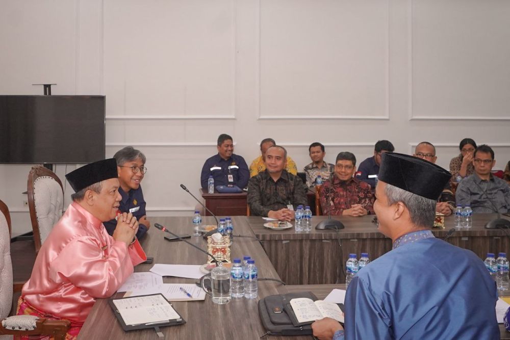 SKK Migas Sumbagut Audiensi dengan Pj Gubri SF Hariyanto
