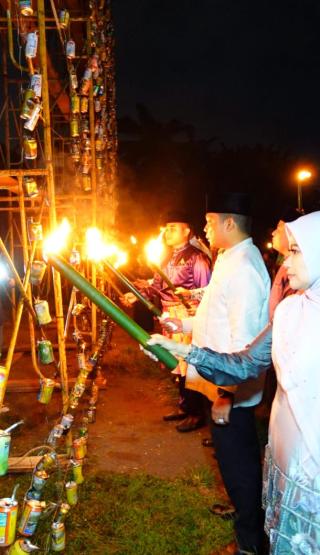 Pj Wako Buka Festival Lampu Colok Bukit Raya