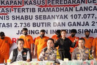 Polda Riau Gagalkan Peredaran 100 Kilogram Sabu