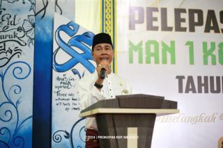 Asisten III Sudandri Hadiri Perpisahan Siswa MAN Sakti