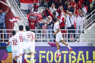 Piala Asia U-23:  Timnas Indonesia U-23 Singkirkan Korea Selatan U-23