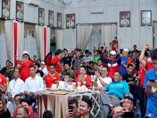 Pj Bupati Kampar Nobar Timnas Indonesia Melawan UzbekistanÂ 