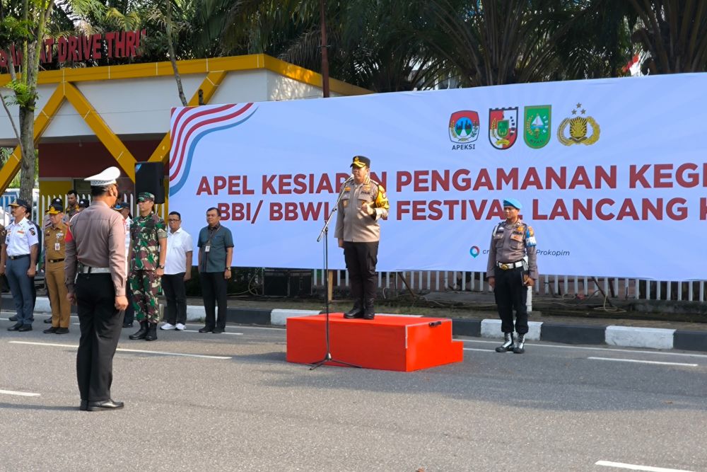 1.525 Personel Gabungan Siap Amankan Raker Apeksi, Gebyar BBI BBWI, dan Lancang Kuning Carnival