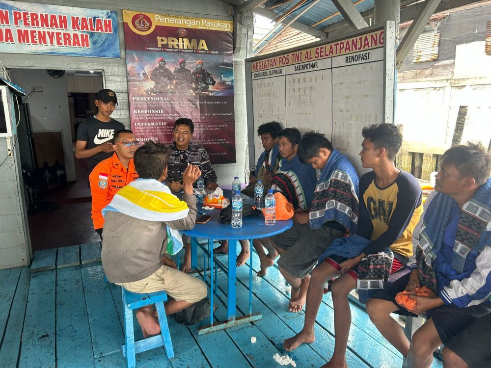 Korban Kecelakaan Kapal Tenggelam di Perairan Pulau Rangsang Ditemukan Selamat