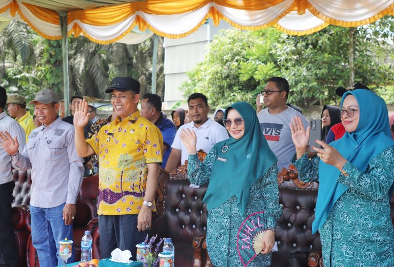 Pj Bupati Inhil Buka Jambore Kader PKK Tingkat Kecamatan Kemuning 2024